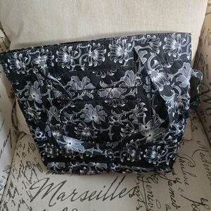 Floral Print Lg Tote Multifunction Bag New